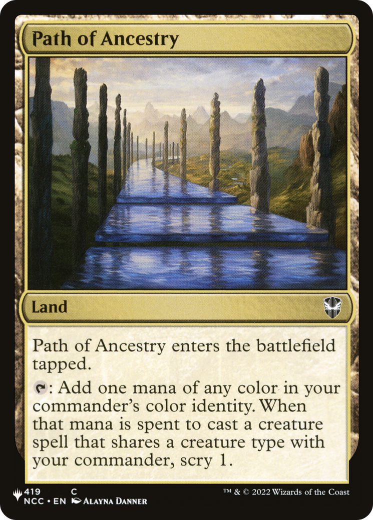 Path of Ancestry (NCC) [The List] | Spectrum Games