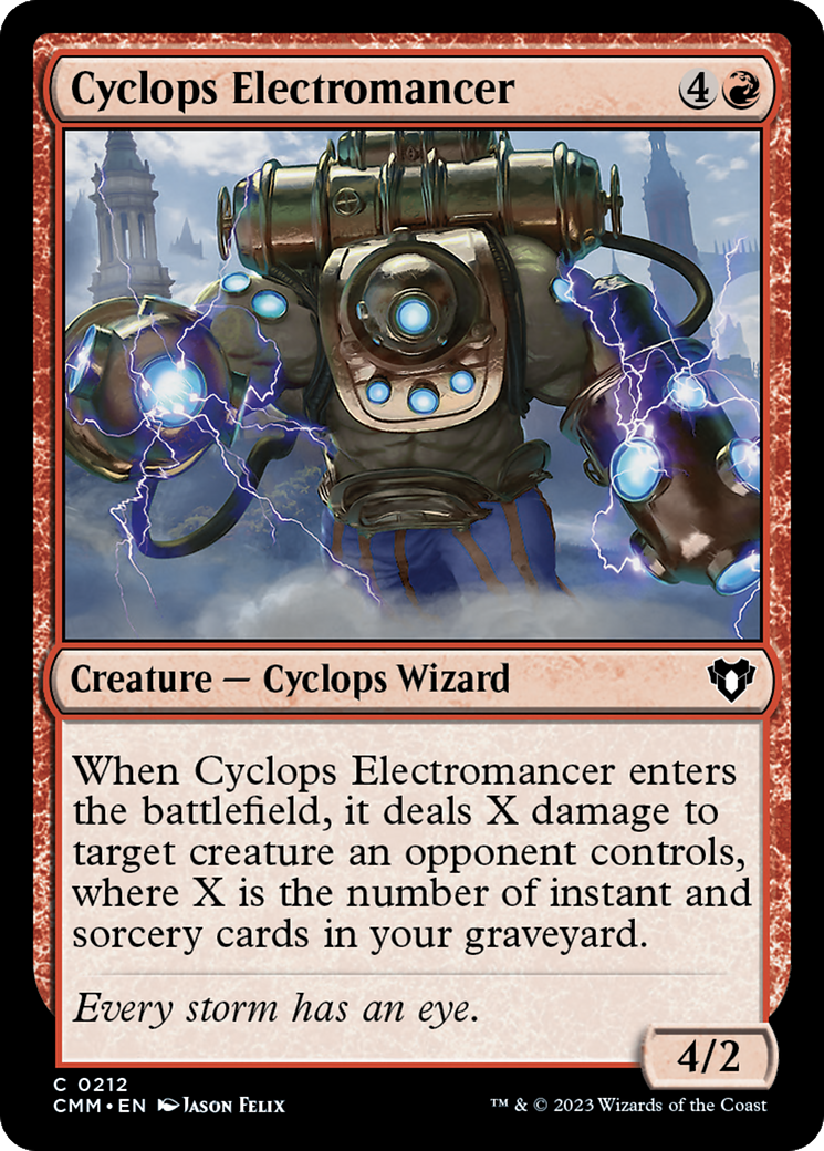 Cyclops Electromancer [Commander Masters] | Spectrum Games