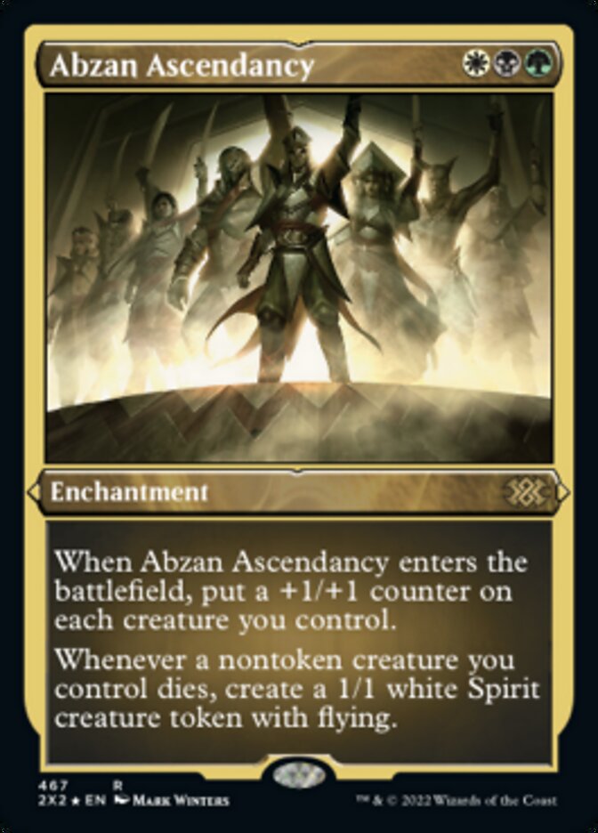 Abzan Ascendancy (Foil Etched) [Double Masters 2022] | Spectrum Games