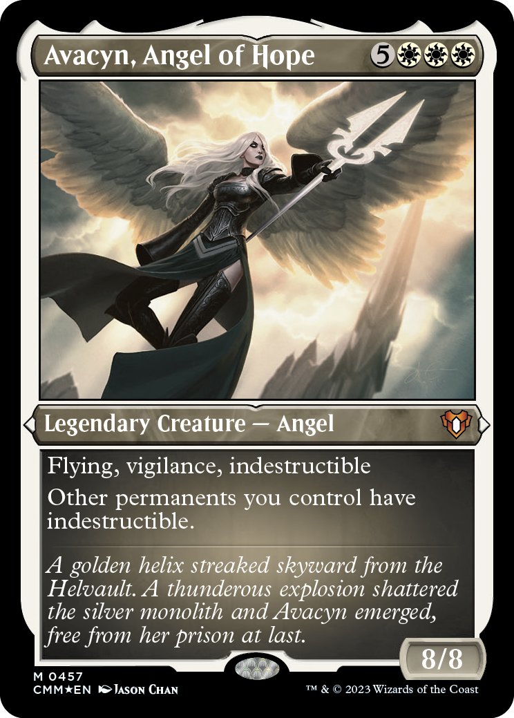 Avacyn, Angel of Hope (Foil Etched) [Commander Masters] | Spectrum Games