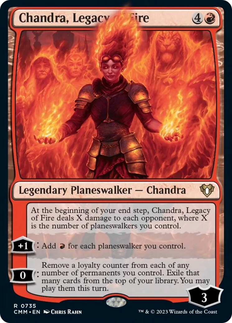 Chandra, Legacy of Fire [Commander Masters] | Spectrum Games