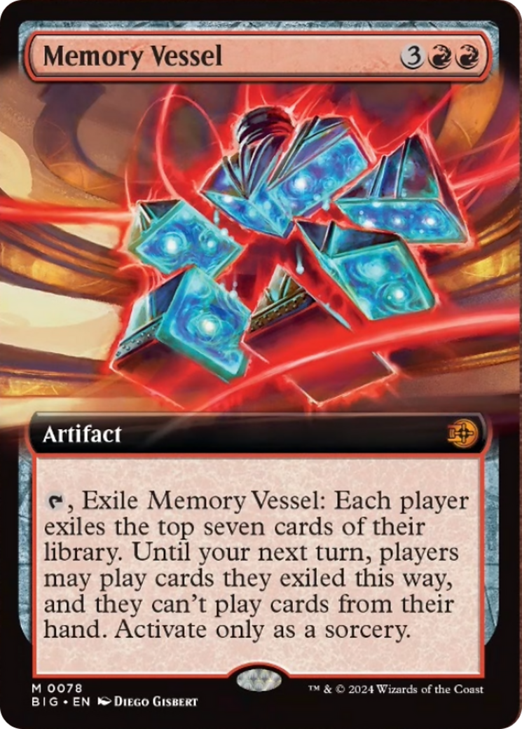 Memory Vessel (Extended Art) [Outlaws of Thunder Junction: The Big Score] | Spectrum Games