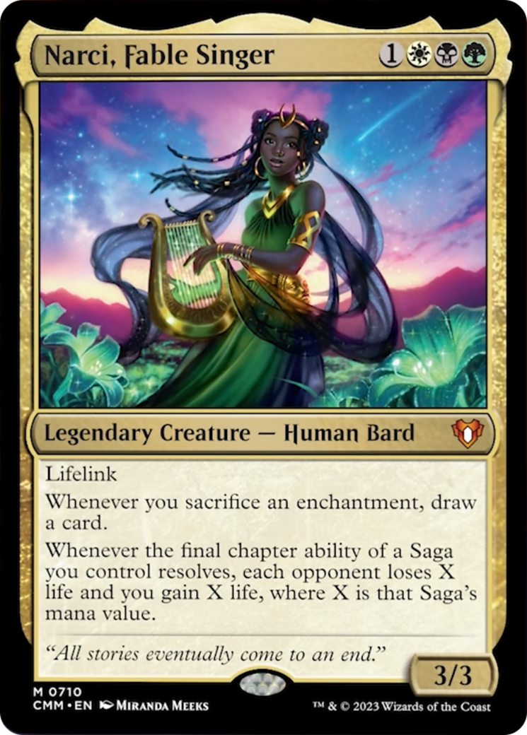 Narci, Fable Singer [Commander Masters] | Spectrum Games