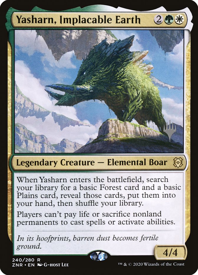 Yasharn, Implacable Earth (Promo Pack) [Zendikar Rising Promos] | Spectrum Games