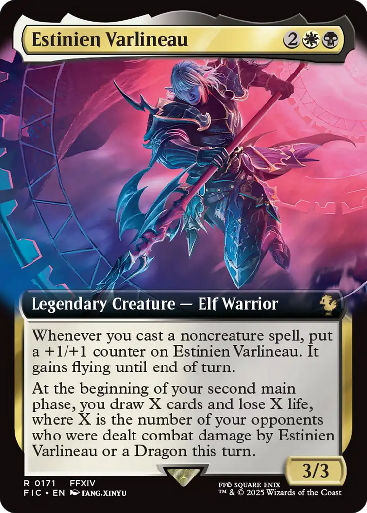 Estinien Varlineau (Extended Art) [FINAL FANTASY Commander] | Spectrum Games