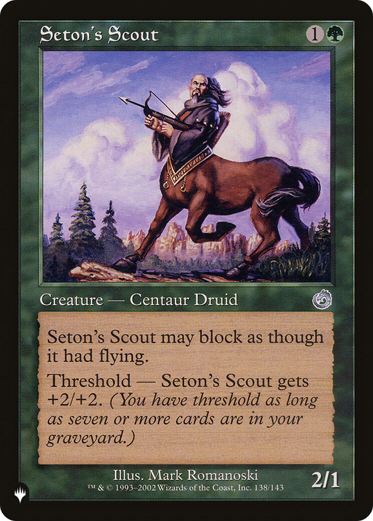 Seton's Scout [The List Reprints] | Spectrum Games