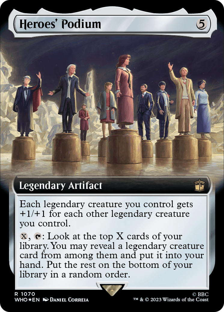 Heroes' Podium (Extended Art) (Surge Foil) [Doctor Who] | Spectrum Games