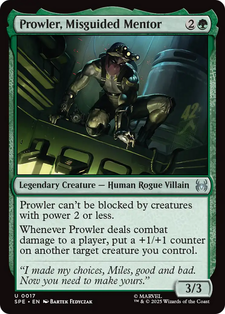 Prowler, Misguided Mentor [Marvel's Spider-Man: Eternal-Legal] | Spectrum Games