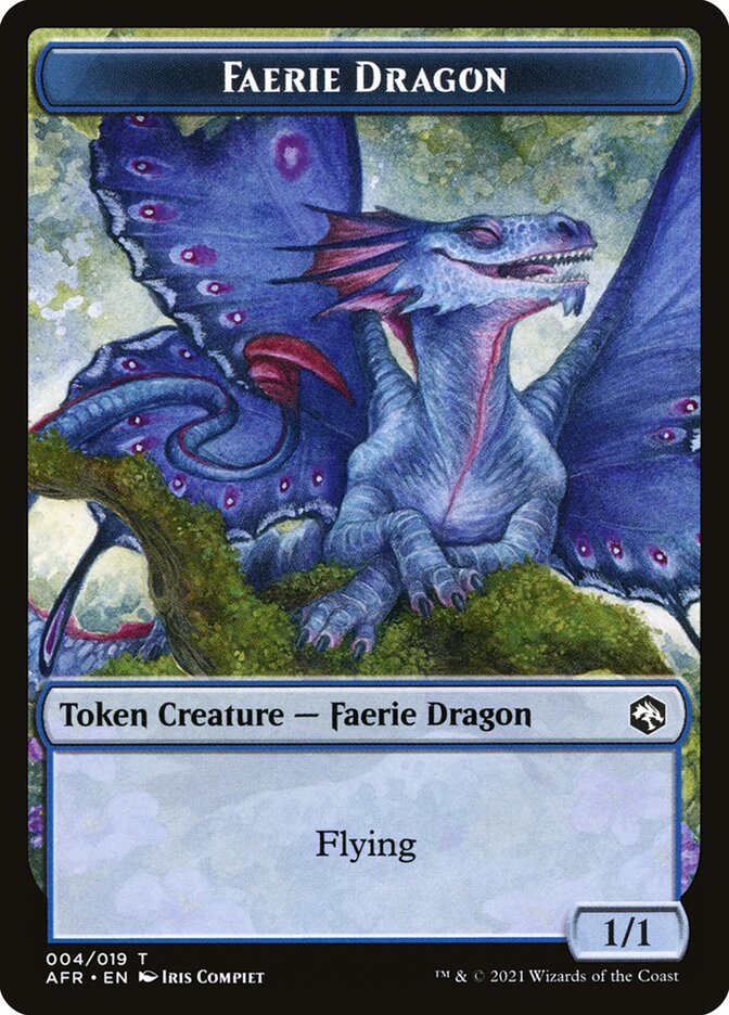 Treasure // Faerie Dragon Double-Sided Token [Dungeons & Dragons: Adventures in the Forgotten Realms Tokens] | Spectrum Games