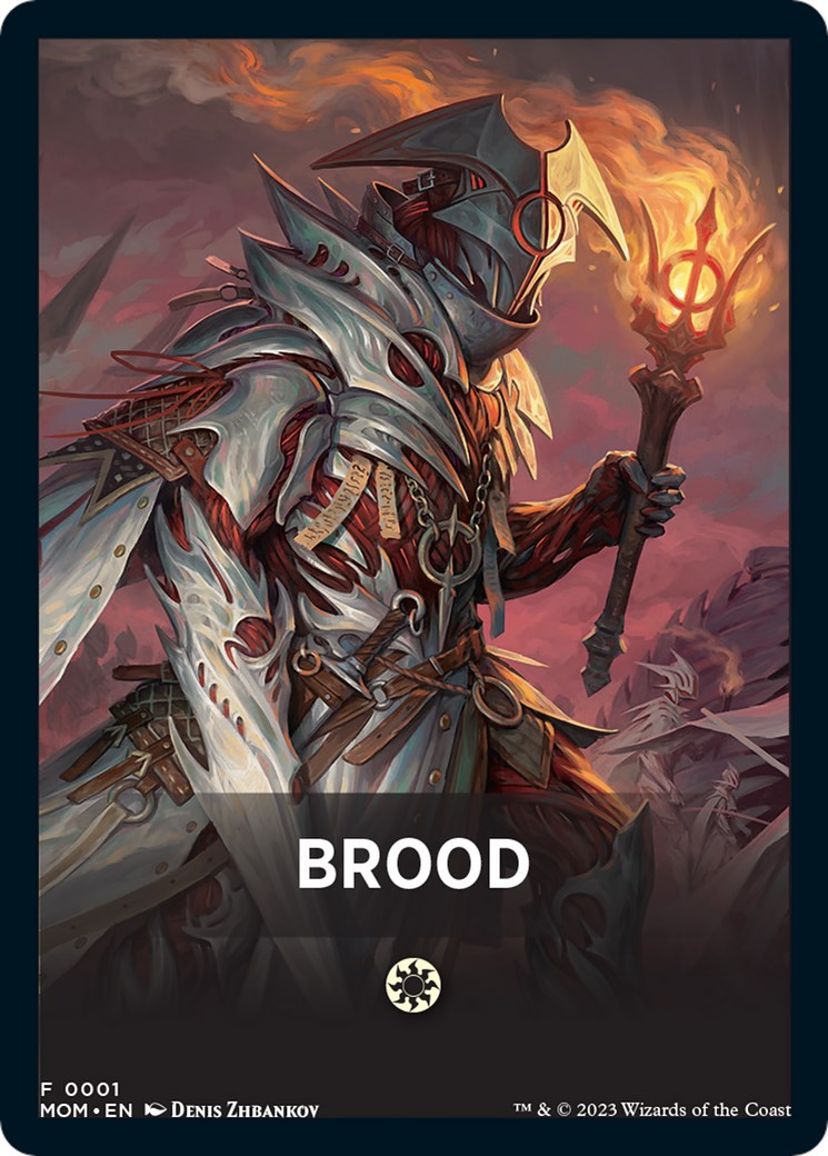 Brood Theme Card [March of the Machine Tokens] | Spectrum Games