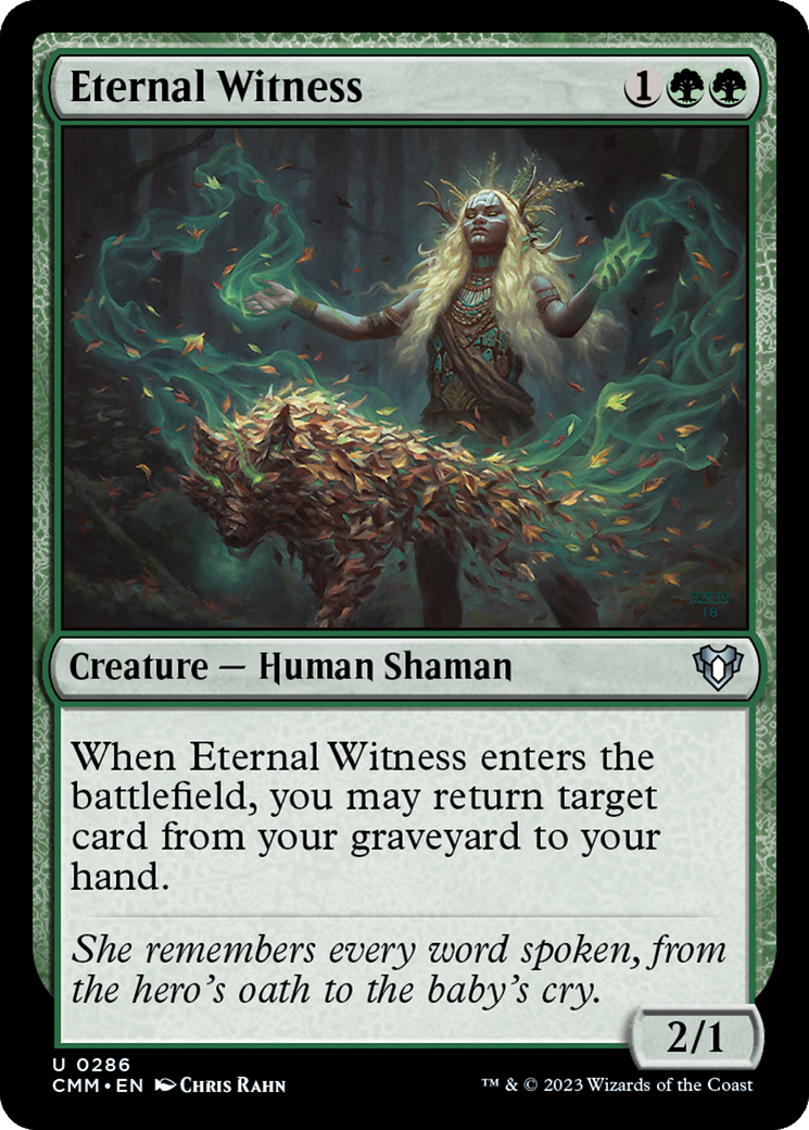 Eternal Witness [Commander Masters] | Spectrum Games