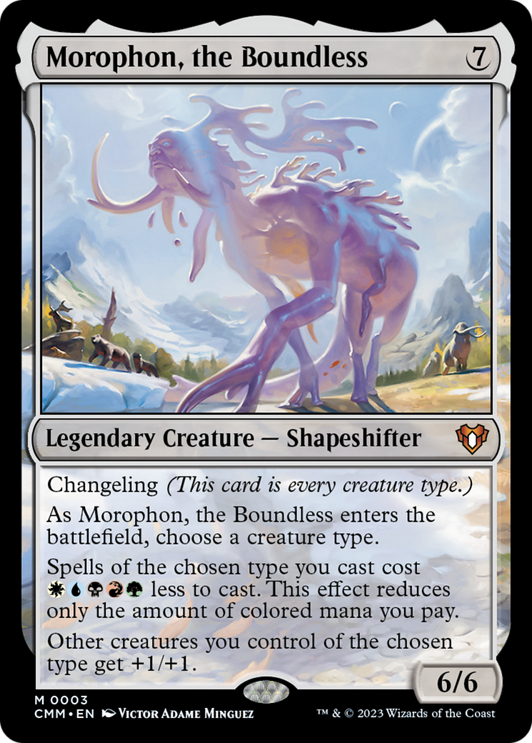 Morophon, the Boundless [Commander Masters] | Spectrum Games