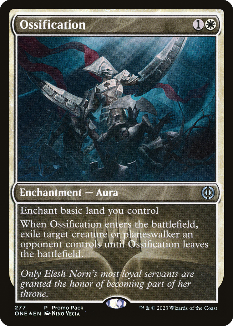 Ossification (Promo Pack) [Phyrexia: All Will Be One Promos] | Spectrum Games