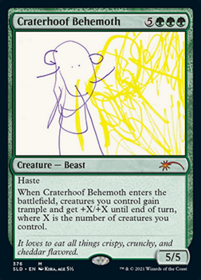 Craterhoof Behemoth (376) [Secret Lair Drop Series] | Spectrum Games