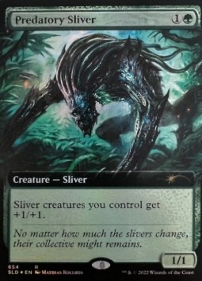 Predatory Sliver (Extended Art) [Secret Lair Drop Promos] | Spectrum Games