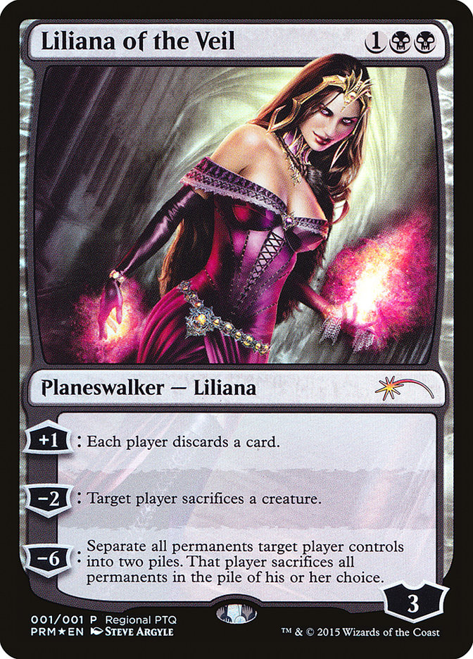 Liliana of the Veil (Regional PTQ) [Pro Tour Promos] | Spectrum Games