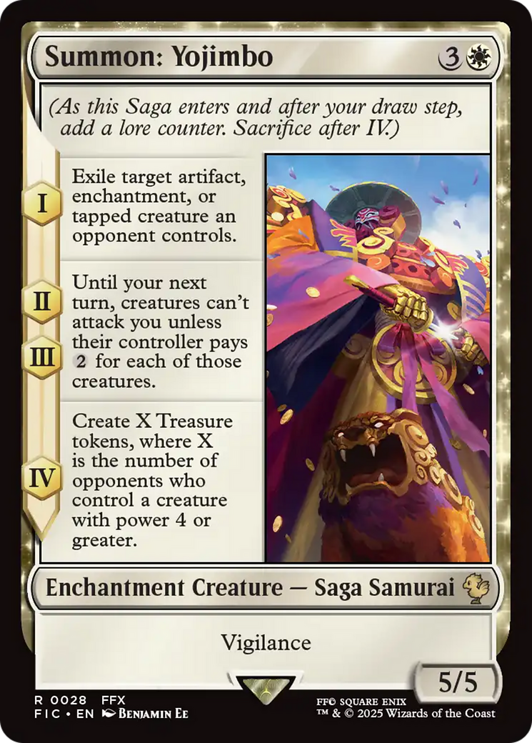 Summon: Yojimbo [FINAL FANTASY Commander] | Spectrum Games