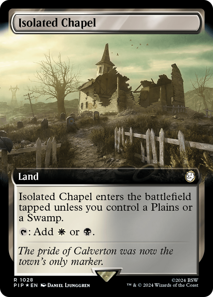 Isolated Chapel (Extended Art) (Surge Foil) [Fallout] | Spectrum Games