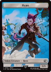 Hero (0003) // Treasure Double-Sided Token [FINAL FANTASY Tokens] | Spectrum Games