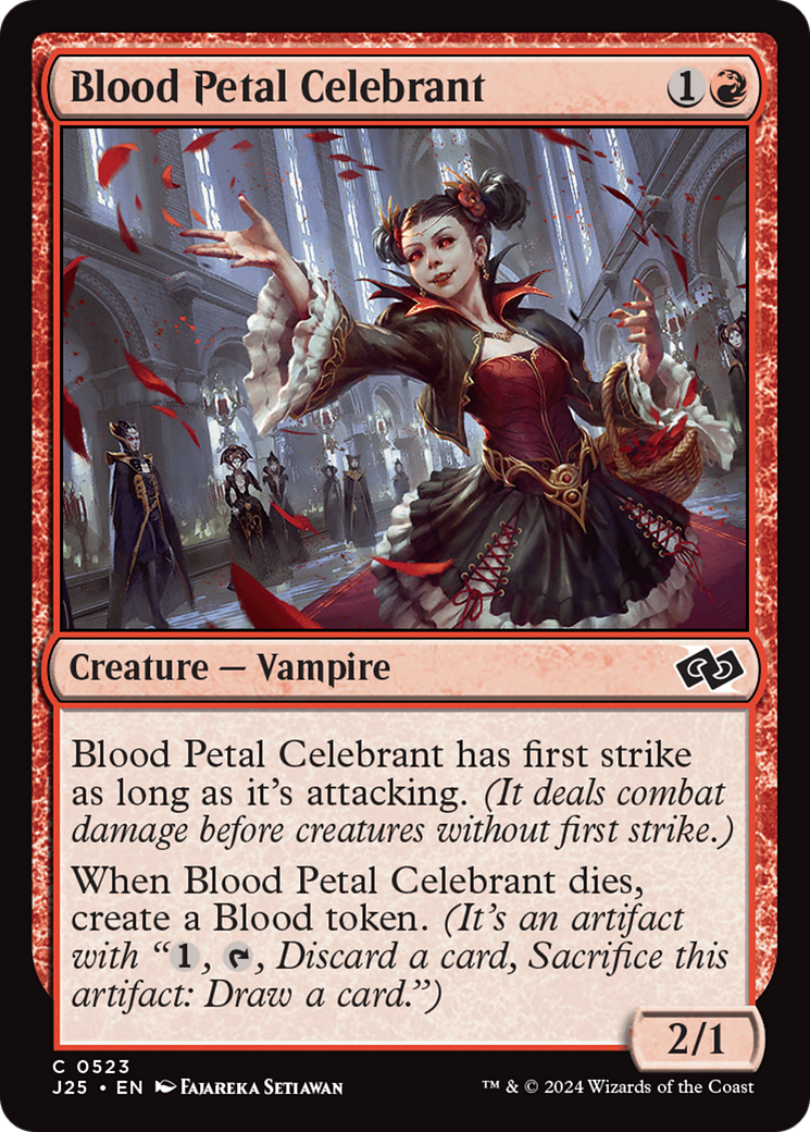 Blood Petal Celebrant [Foundations Jumpstart] | Spectrum Games