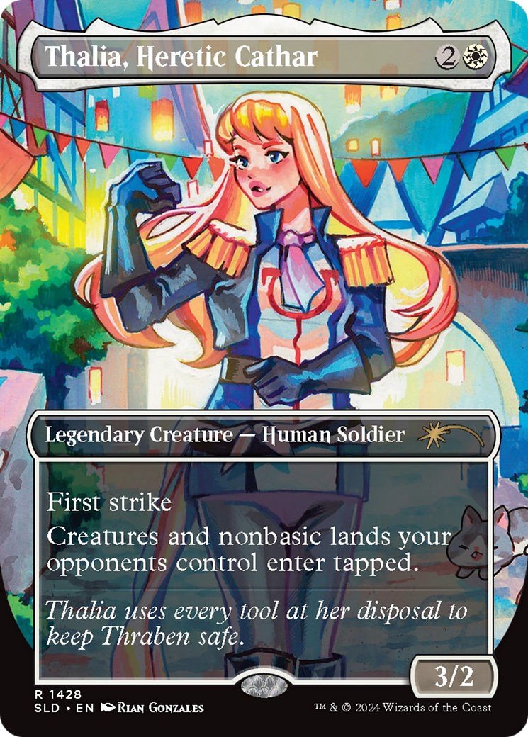 Thalia, Heretic Cathar (Rainbow Foil) [Secret Lair Drop Series] | Spectrum Games