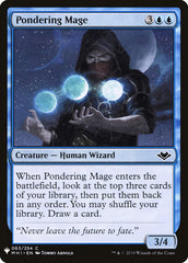 Pondering Mage [Mystery Booster] | Spectrum Games