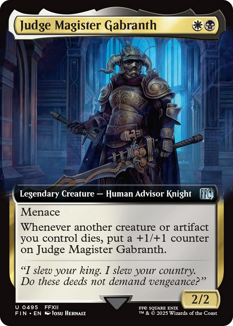 Judge Magister Gabranth (Extended Art) [FINAL FANTASY] | Spectrum Games