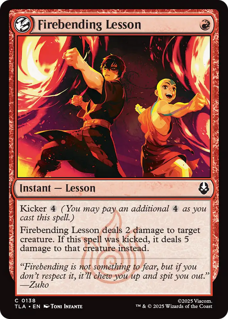 Firebending Lesson [Avatar: The Last Airbender] | Spectrum Games