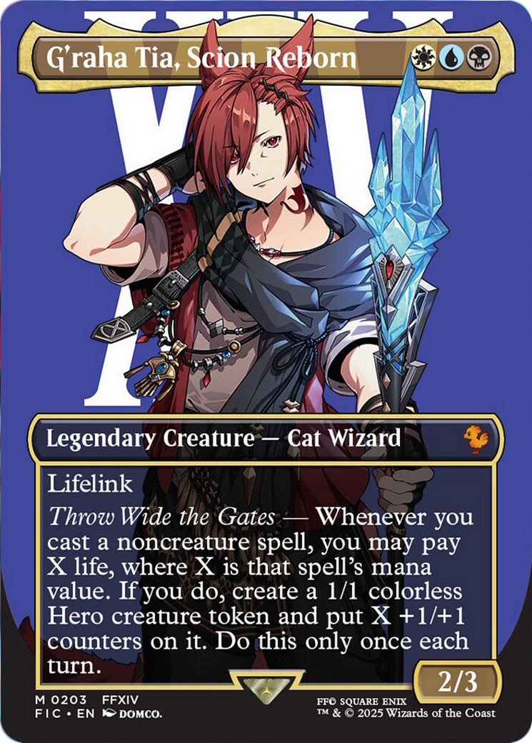 G'raha Tia, Scion Reborn (Borderless) [FINAL FANTASY Commander] | Spectrum Games