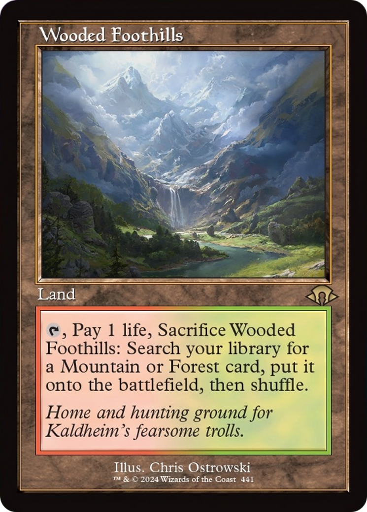 Wooded Foothills (Retro) [Modern Horizons 3] | Spectrum Games