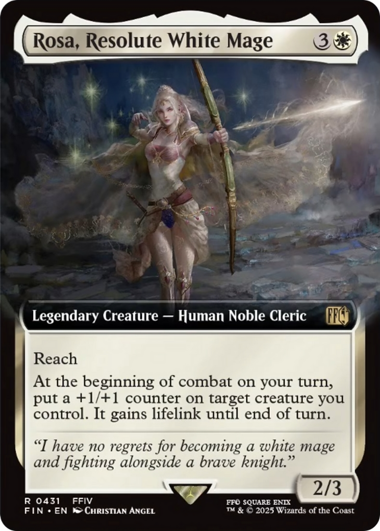 Rosa, Resolute White Mage (Extended Art) [FINAL FANTASY] | Spectrum Games