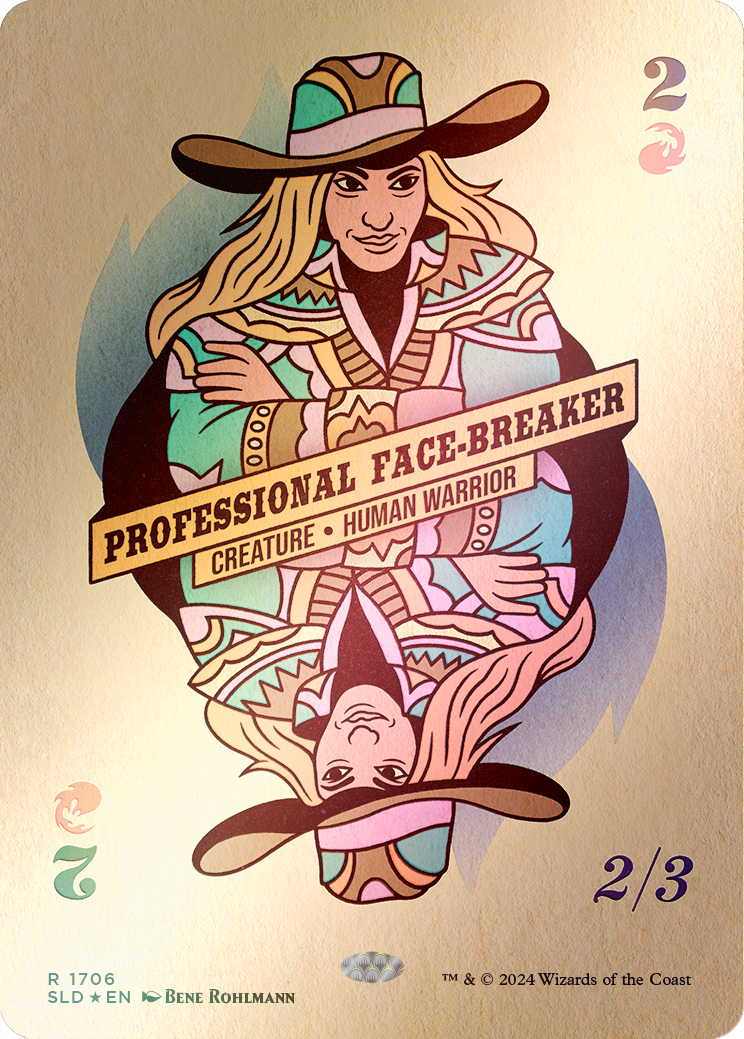 Professional Face-Breaker (Rainbow Foil) [Secret Lair Drop Series] | Spectrum Games