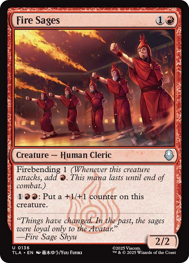 Fire Sages [Avatar: The Last Airbender] | Spectrum Games