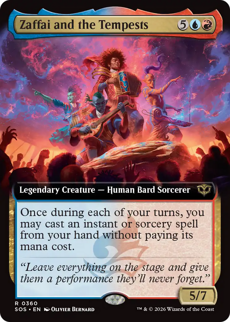 Zaffai and the Tempests (Extended Art) [Secrets of Strixhaven] | Spectrum Games