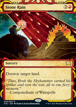 Stone Rain (Foil Etched) [Strixhaven: Mystical Archive] | Spectrum Games