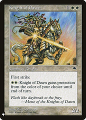 Knight of Dawn [Mystery Booster] | Spectrum Games