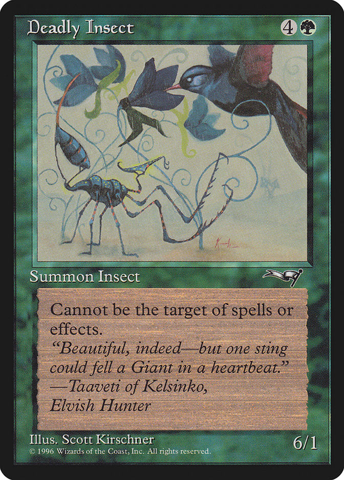 Deadly Insect (Bird Art) [Alliances] | Spectrum Games
