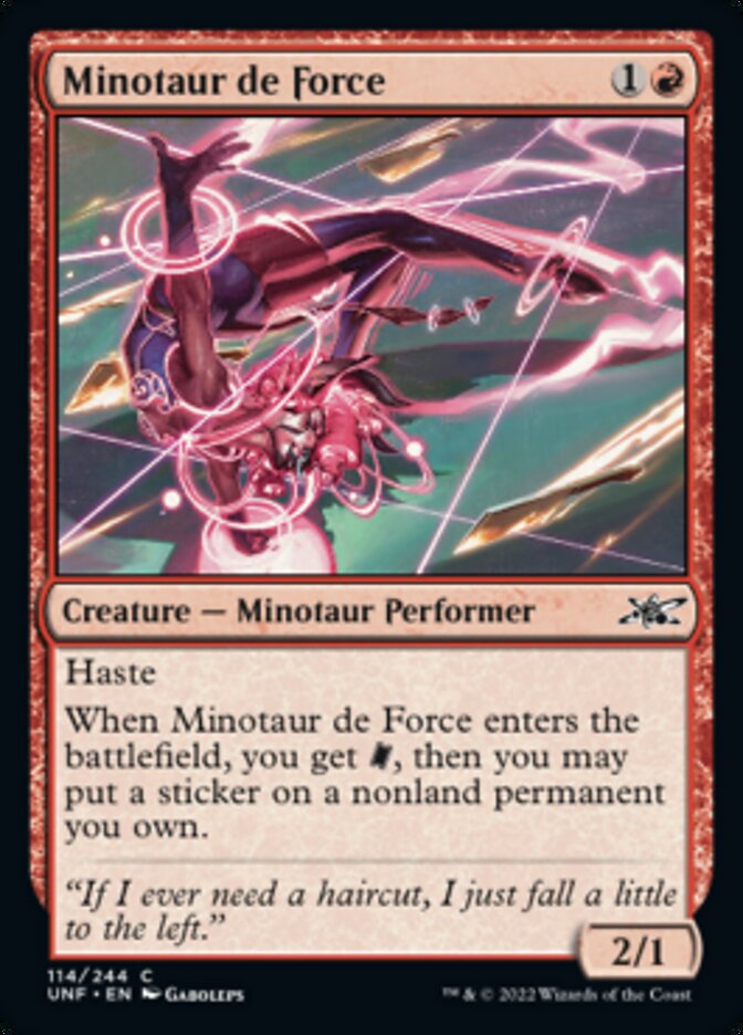 Minotaur de Force [Unfinity] | Spectrum Games
