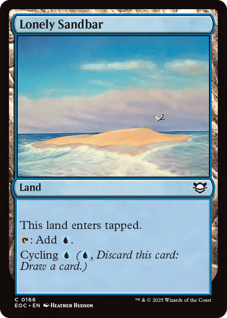 Lonely Sandbar [Edge of Eternities Commander] | Spectrum Games