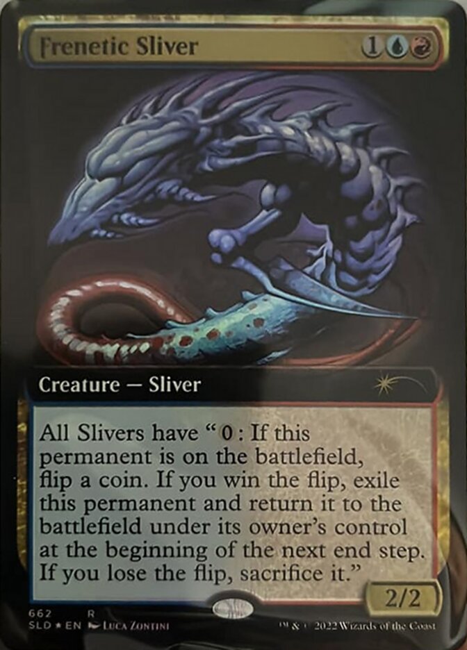 Frenetic Sliver (Extended Art) [Secret Lair Drop Promos] | Spectrum Games