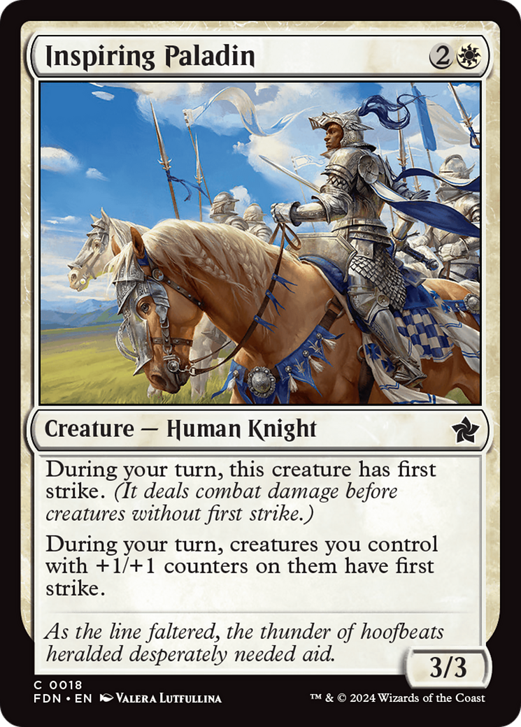 Inspiring Paladin [Foundations] | Spectrum Games