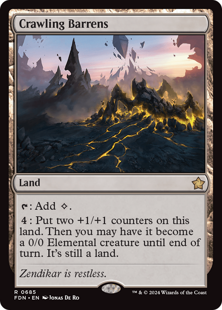 Crawling Barrens [Foundations] | Spectrum Games