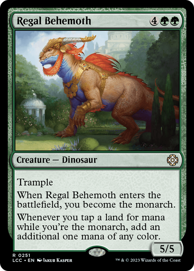 Regal Behemoth [The Lost Caverns of Ixalan Commander] | Spectrum Games