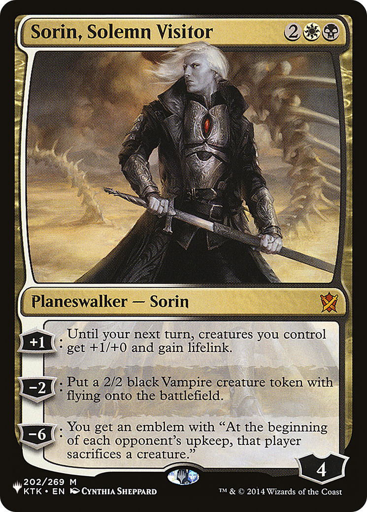 Sorin, Solemn Visitor [The List] | Spectrum Games