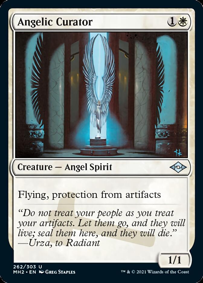 Angelic Curator (Foil Etched) [Modern Horizons 2] | Spectrum Games