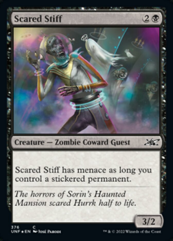 Scared Stiff (Galaxy Foil) [Unfinity] | Spectrum Games