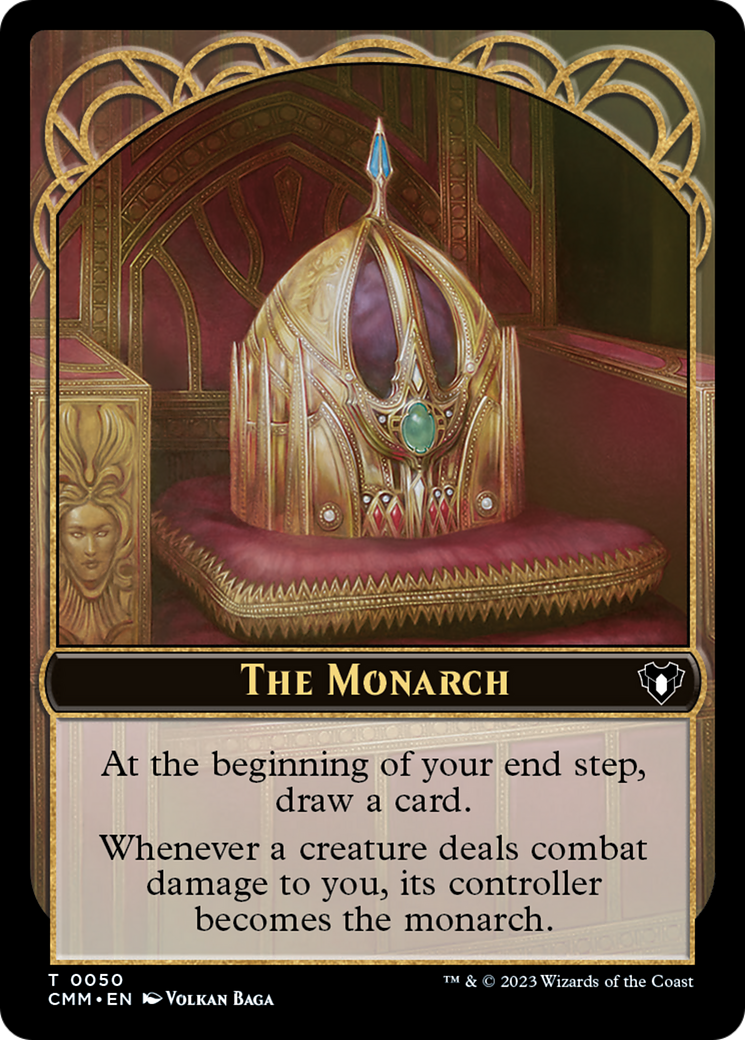 Copy (54) // The Monarch Double-Sided Token [Commander Masters Tokens] | Spectrum Games