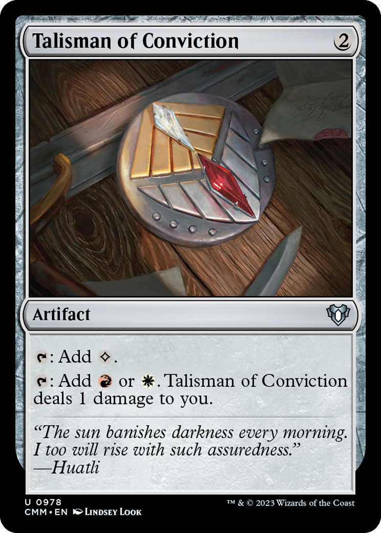 Talisman of Conviction [Commander Masters] | Spectrum Games