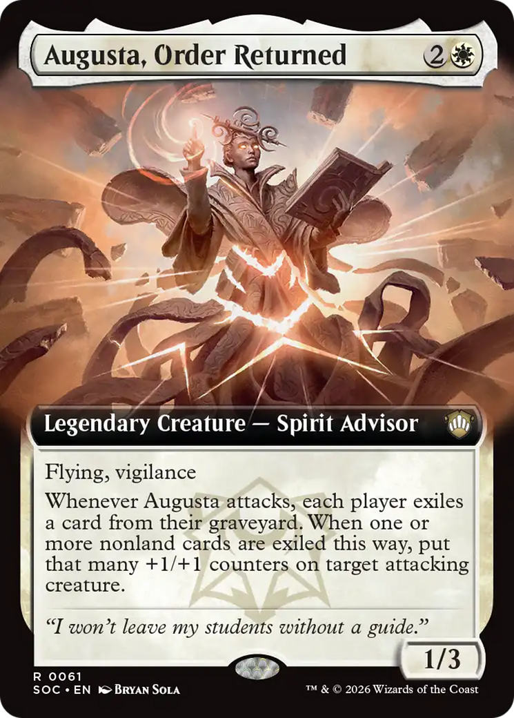 Augusta, Order Returned (Extended Art) [Secrets of Strixhaven Commander] | Spectrum Games