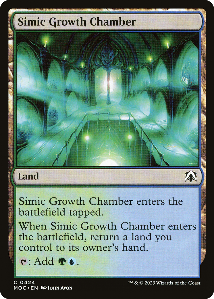 Simic Growth Chamber [March of the Machine Commander] | Spectrum Games